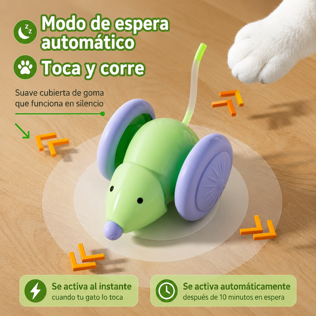 MousyGo - Raton interactivo inteligente para gatos
