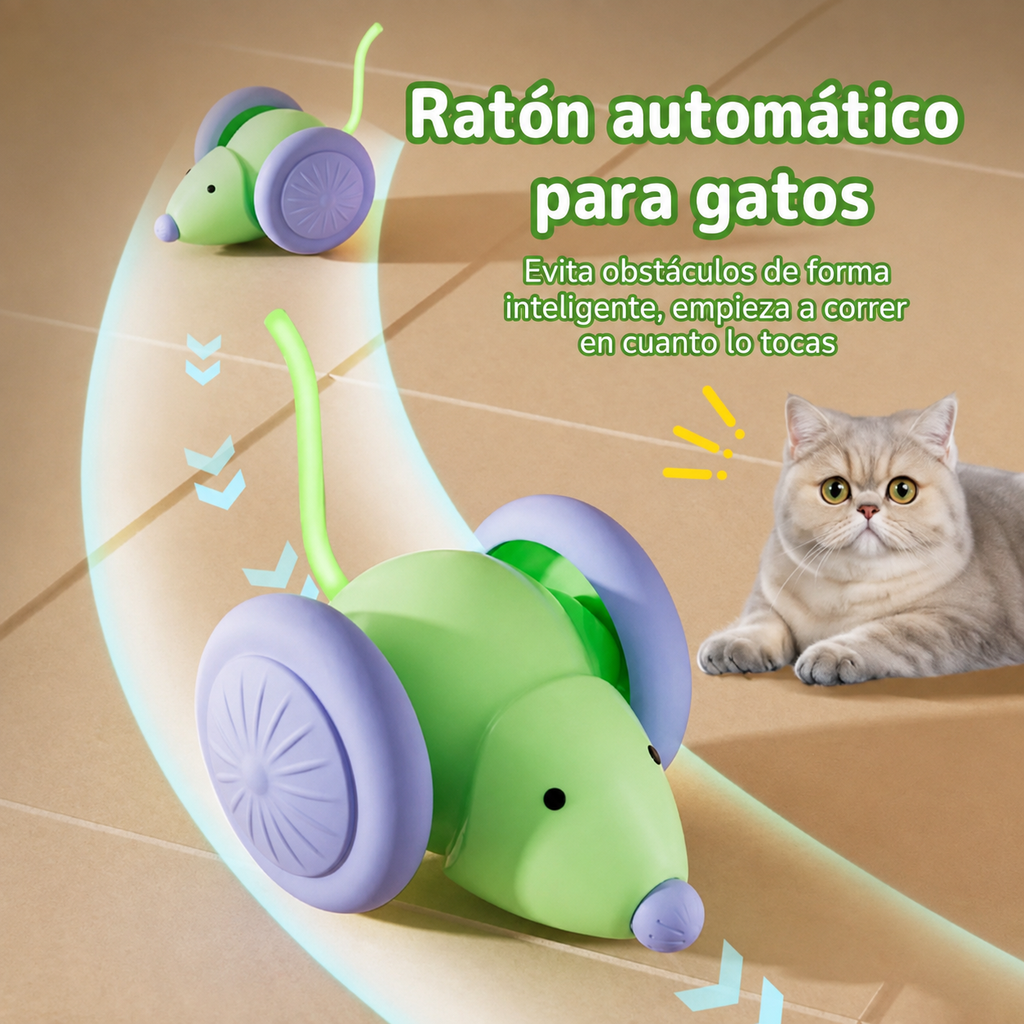 MousyGo - Raton interactivo inteligente para gatos