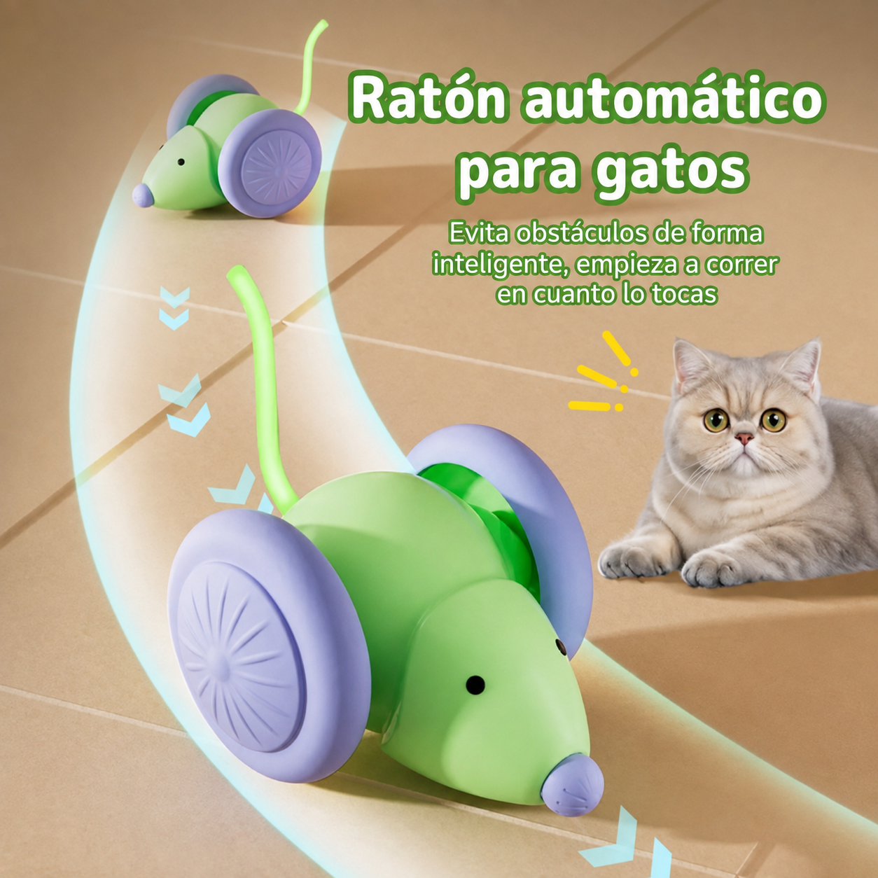 MousyGo - Raton interactivo inteligente para gatos
