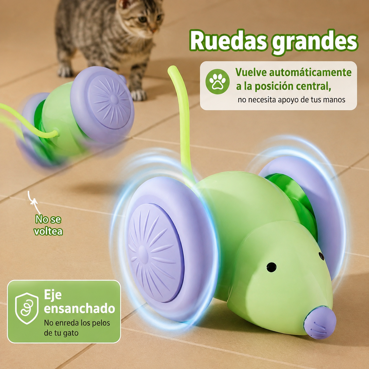MousyGo - Raton interactivo inteligente para gatos